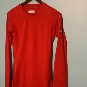 Columbia Crew Neck Long Sleeve Sport Red & Blue Shirts